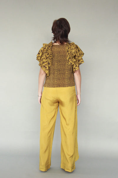 Singapore Story: Wrap Over Pants (Yellow)